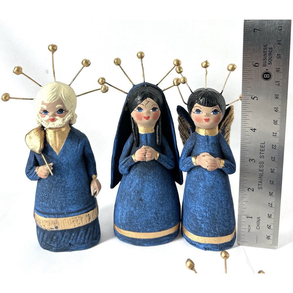 Holy Family Nativity Figurine 6” Mary Joseph Baby Jesus Religious Statue - Picture 5 of 11